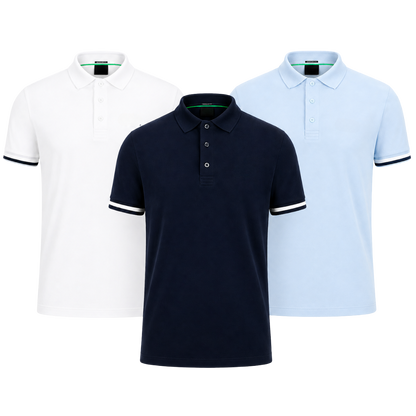 3-Pack Classic Polo Shirts