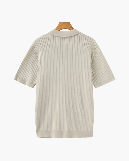 Premium Ribbed Polo - Sanvelier